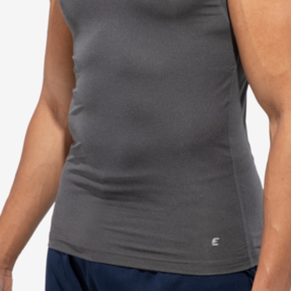 Lot of 2x NWT [Eastbay] Compression & Gymtech Shirts Gray/Black Men’s M - Picture 4 of 11